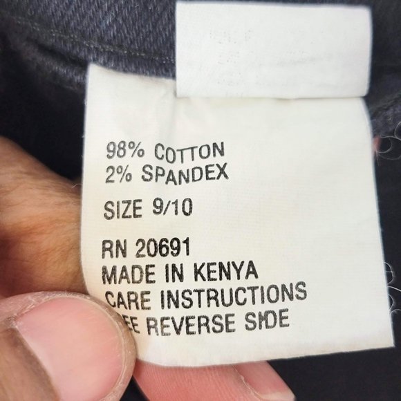 Seruchi Rare Vintage 90s Made in Kenya Women's High Rise Tapered Jeans Size 9/10 - Picture 5 of 9